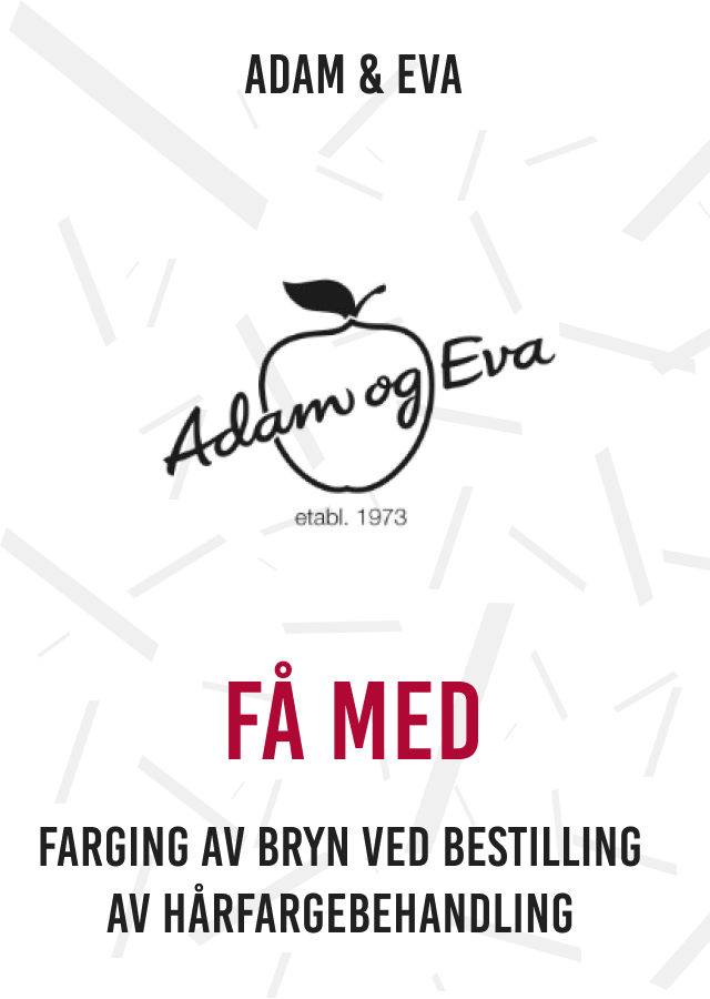 Få med farging av bryn ved bestilling av hårfargebehandling