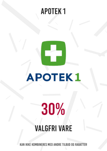 Apotek 1: 30% Valgfri vare