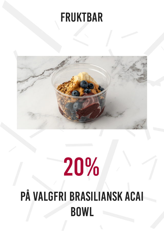 Fruktbar: 20% på valgfri Brasiliansk Acai Bowl