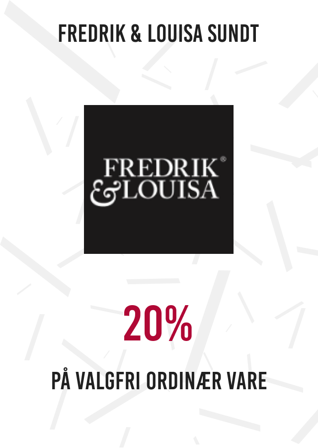 Fredrik & Louisa sundt: 20% På valgfri ordinær vare