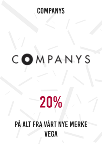 20% på alt fra vega
