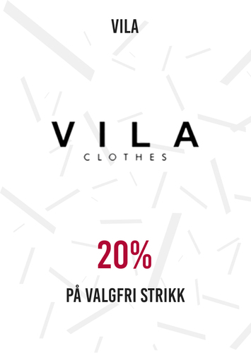 20% på valgfri strikk