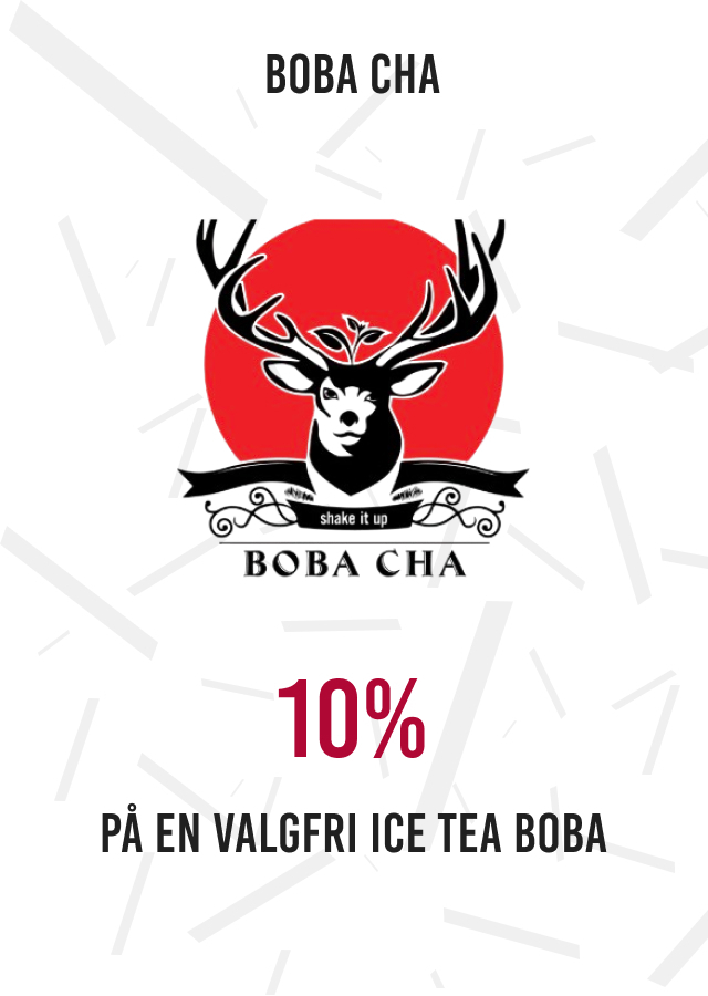 10% på en Valgfri Ice tea boba