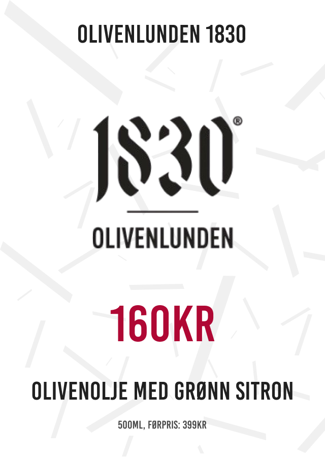 Olivenolje med grønn sitron