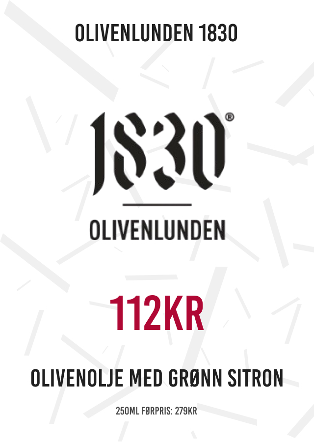 Olivenolje med grønn sitron