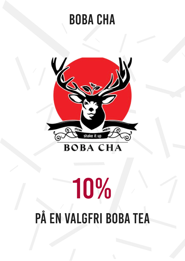 10% på en valgfri BOBA tea