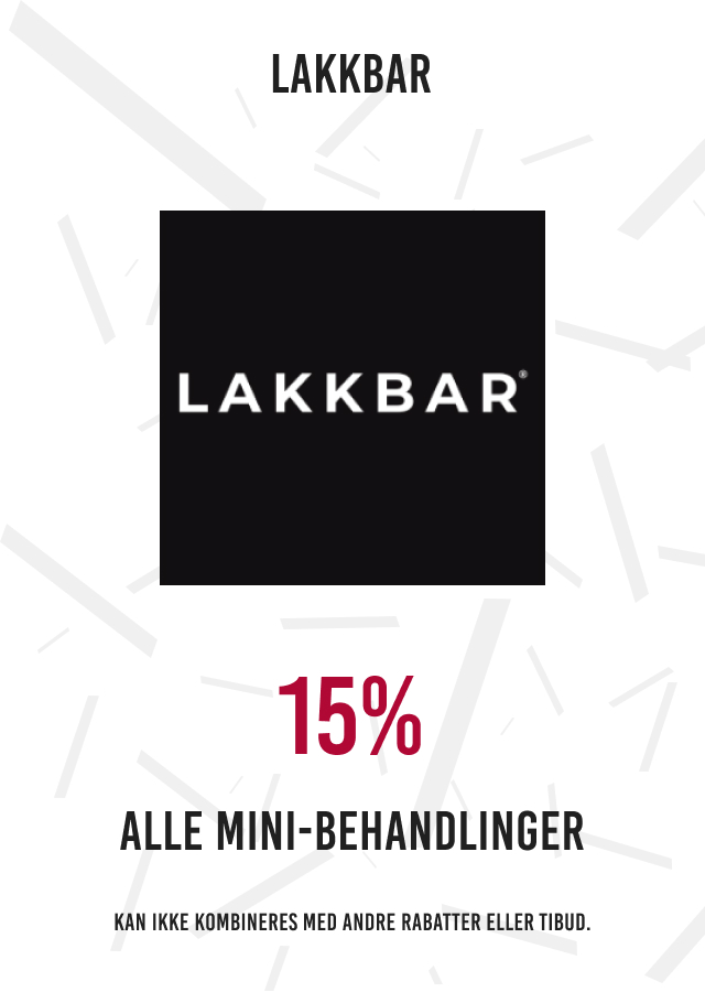 15% alle mini behandlinger