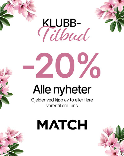 Match -20% Nyheter