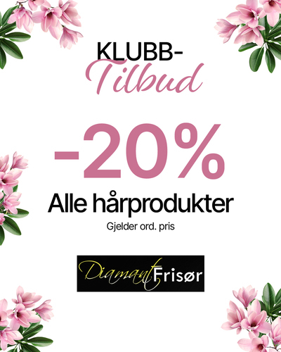 Diamant Firsør 20% hårprodukter