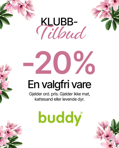 Buddy 20% valgfri vare