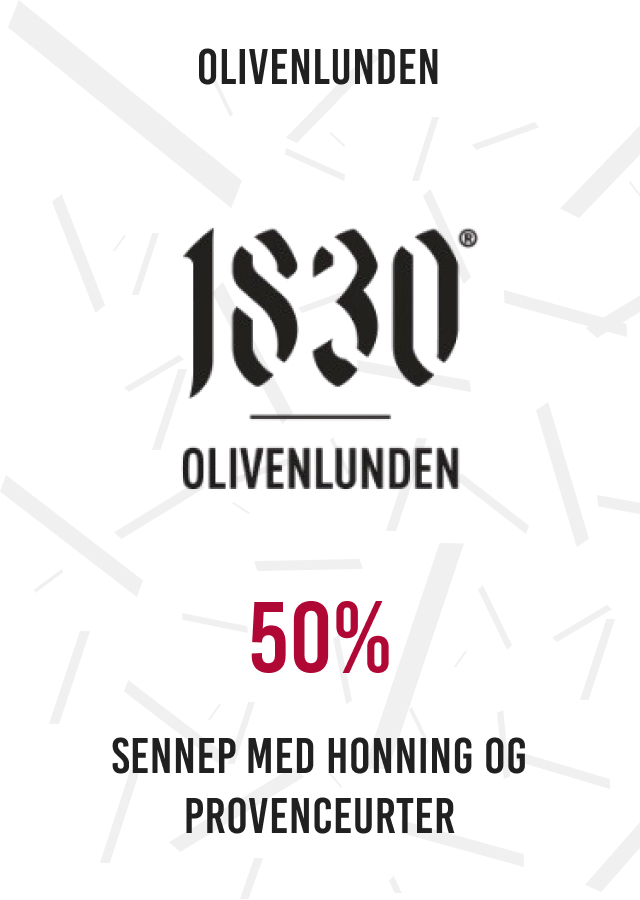 50% Sennep med honning og provenceurter