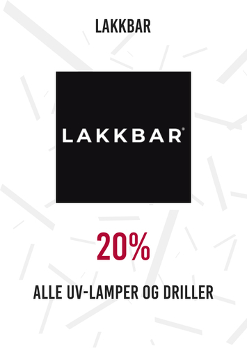 20% på alle UV-lamper og driller