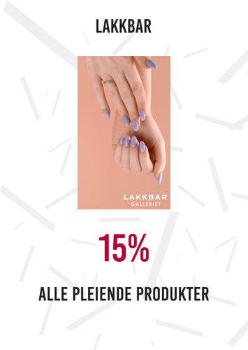 15% alle pleiende produkter