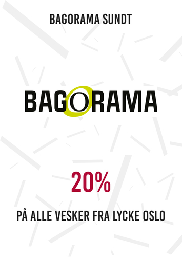20 % på alle vesker fra lycke oslo