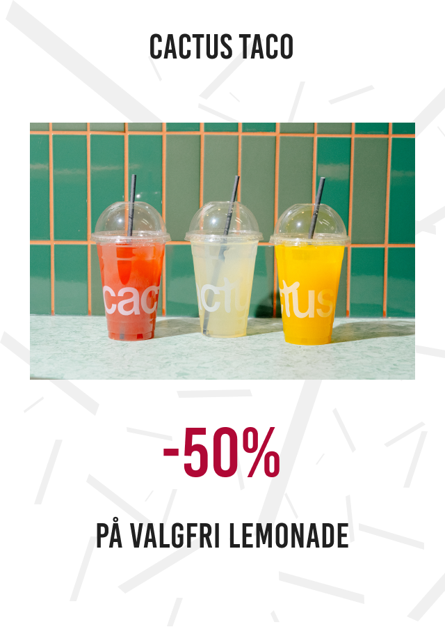 -50 på valgfri lemonade