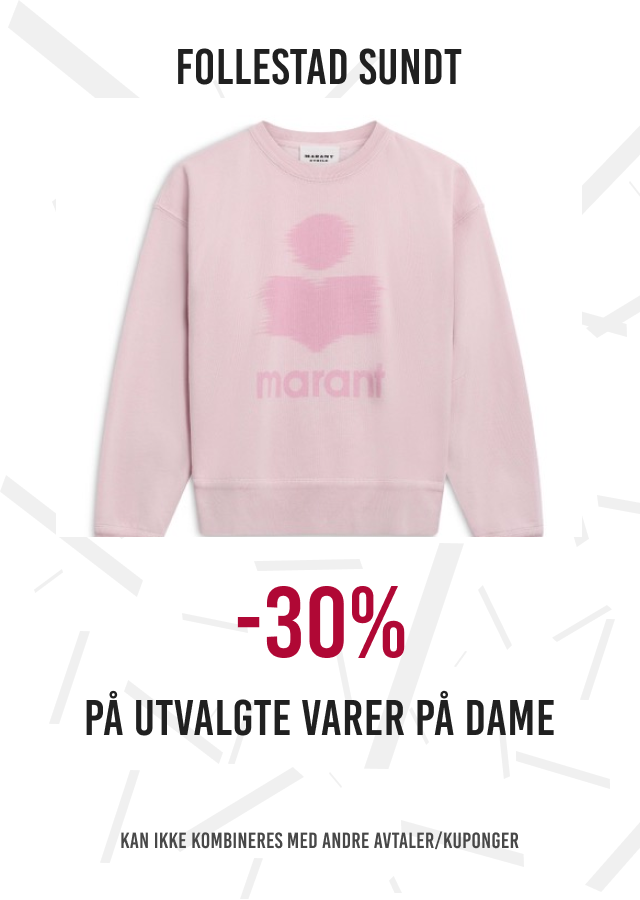 30 % utvalgte varer på dame