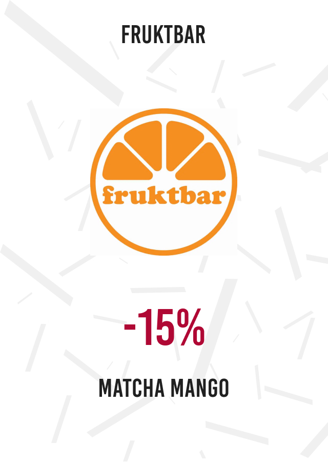 15% Matcha Mango