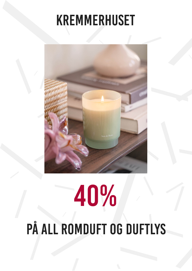 -40% på alle romduft og duftlys