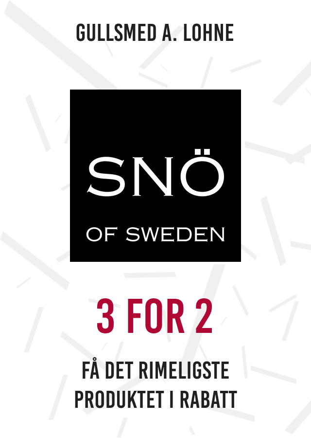 3 for 2 på det rimeligste produktet i rabatt
