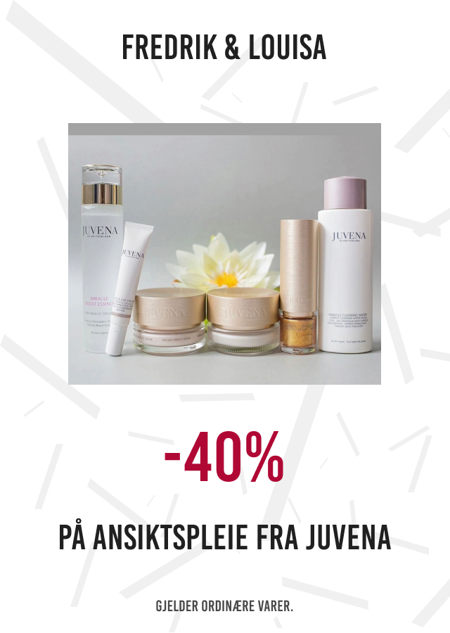 40% på ansiktspleie fra Juvena